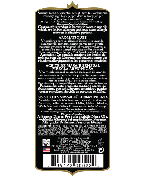 Kama Sutra Aromatics Oil Harmony Blend
